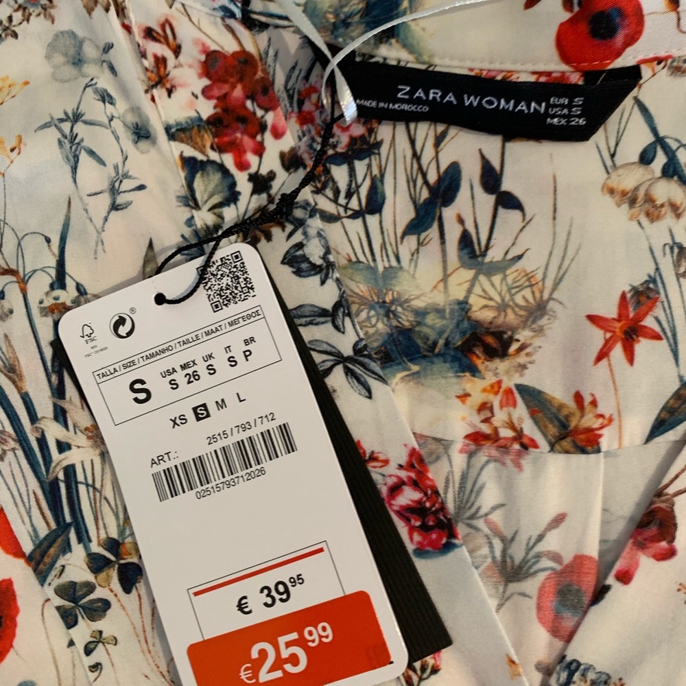 Zara Floral Tunic